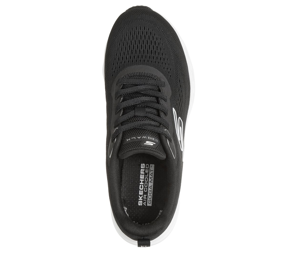GO WALK Glide-Step 2.0 - Kristee — BLACK / WHITE