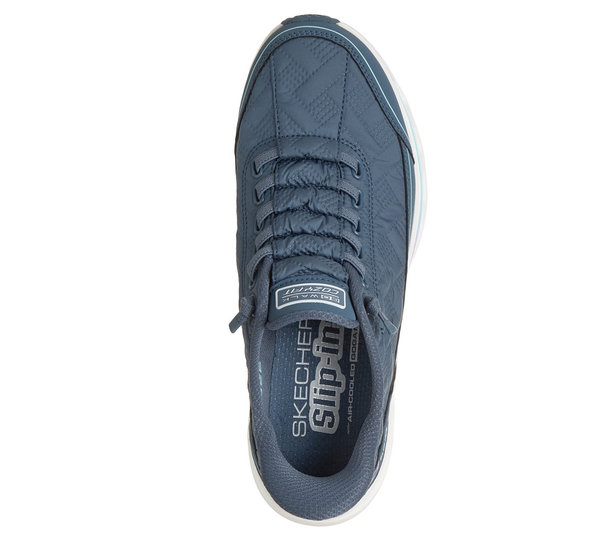 Skechers Slip-ins: GO WALK Glide-Step 2.0 - Cozy Fit Walker — SLATE