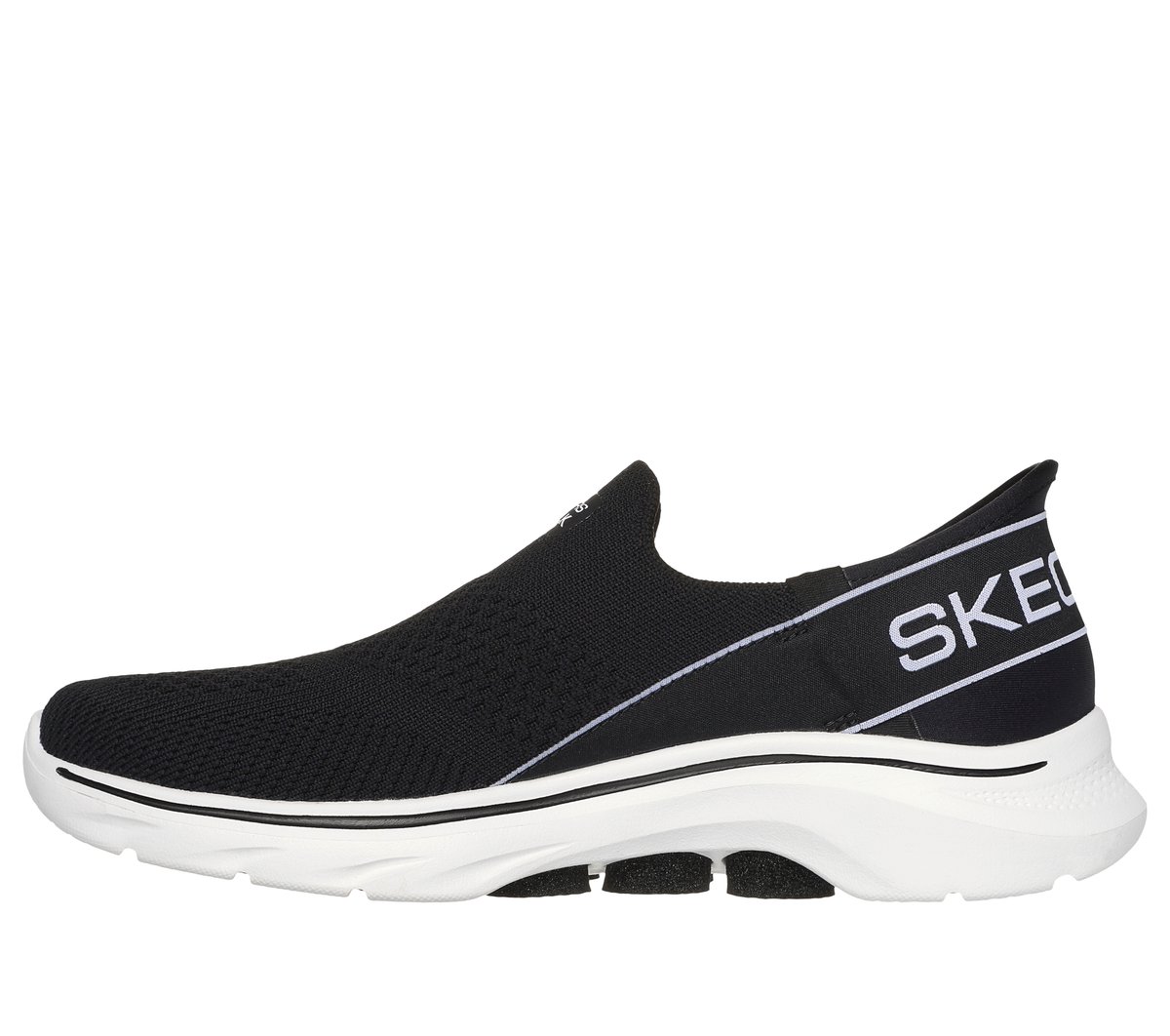 Skechers Slip-ins: GO WALK 7 - Mia — BLACK / WHITE