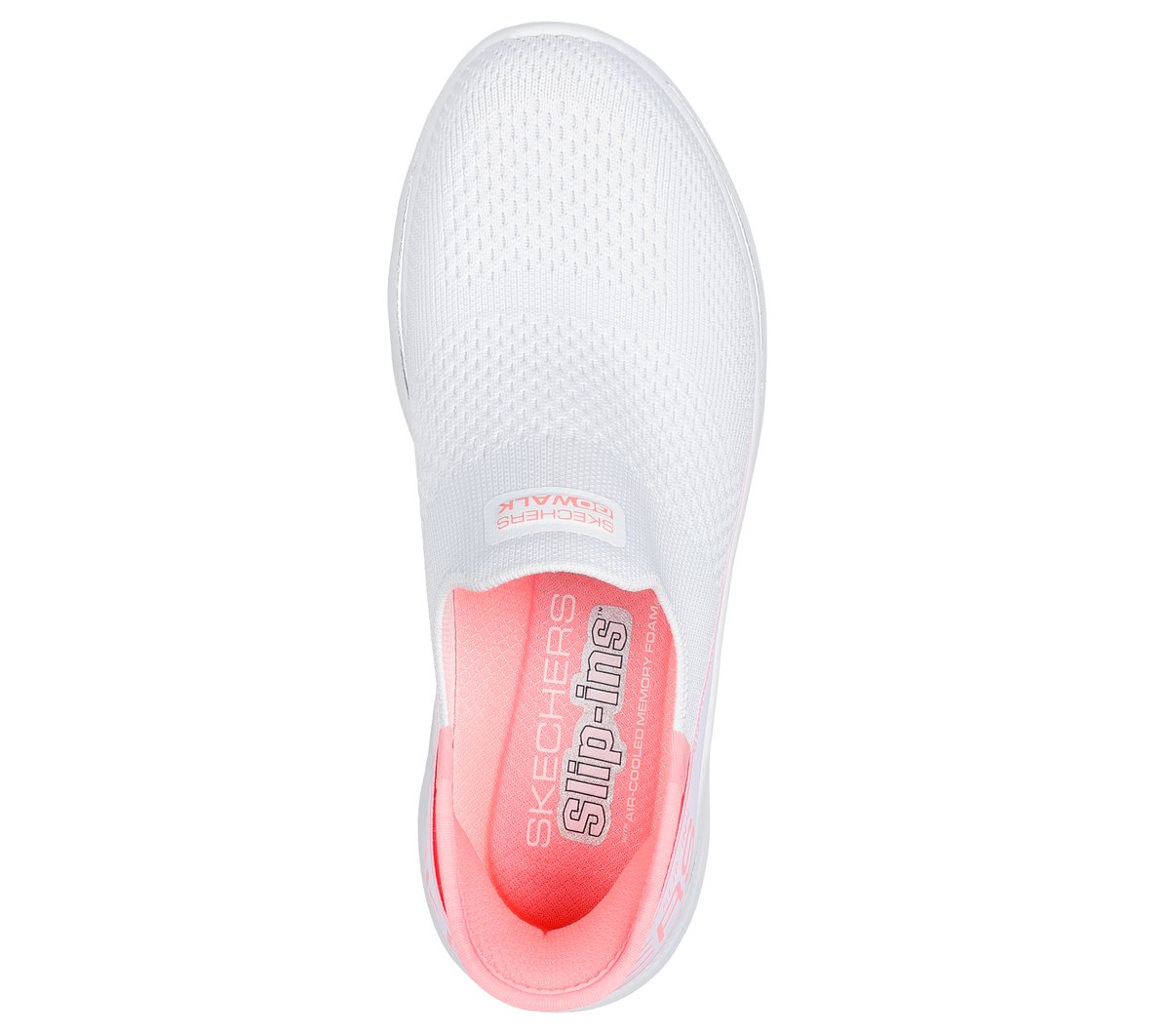 Skechers Slip-ins: GO WALK 7 - Mia — WHITE / PINK