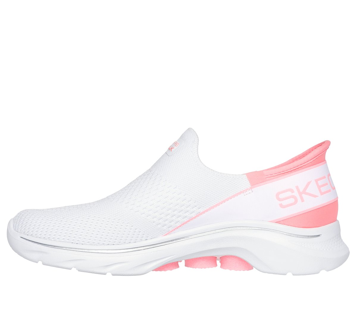 Skechers Slip-ins: GO WALK 7 - Mia — WHITE / PINK
