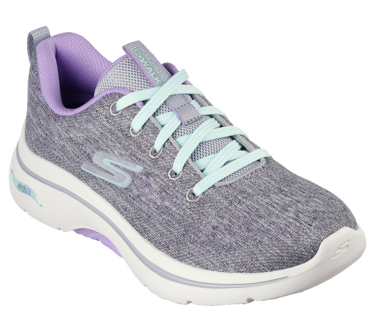 GO WALK Arch Fit 2.0 - Vivid Sunset — GRAY / LAVENDER