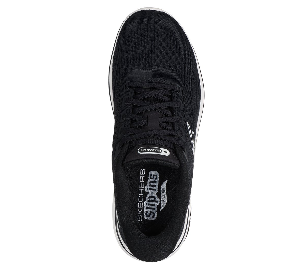 Skechers Slip-ins: GO WALK Arch Fit 2.0 - Kathy — BLACK / WHITE