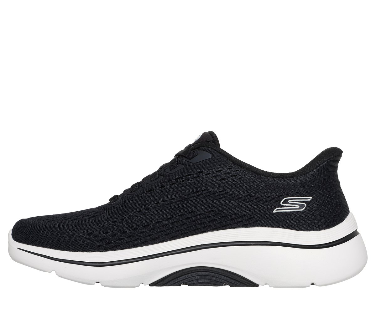 Skechers Slip-ins: GO WALK Arch Fit 2.0 - Kathy — BLACK / WHITE