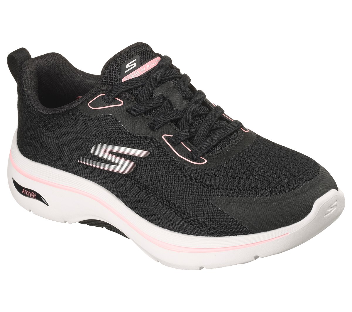 GO WALK Arch Fit 2.0 - Cassy — BLACK / PINK
