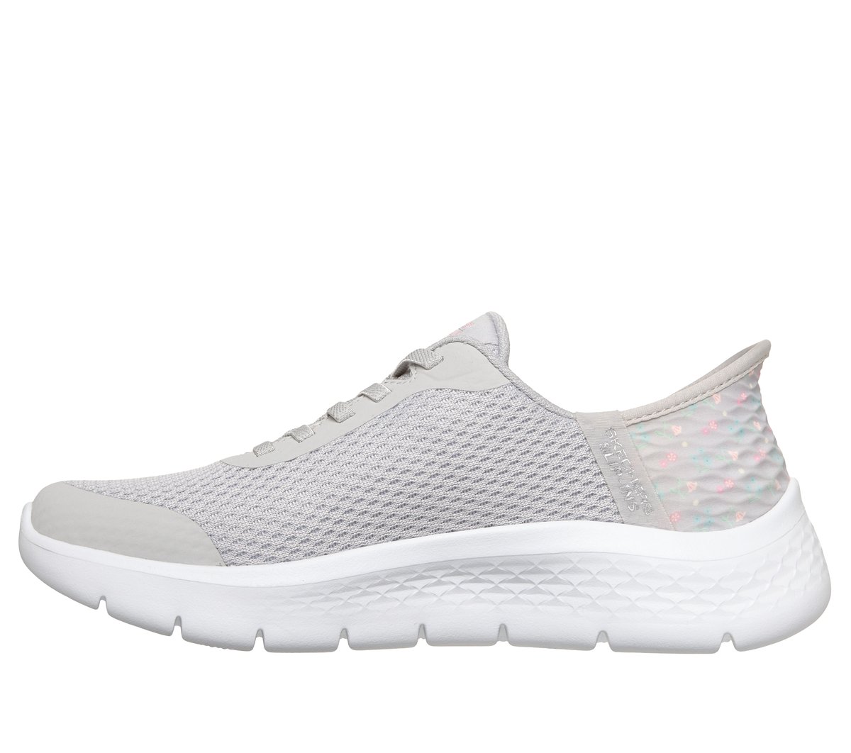 Skechers Slip-ins: GO WALK Flex - Lily Rose — LIGHT GRAY