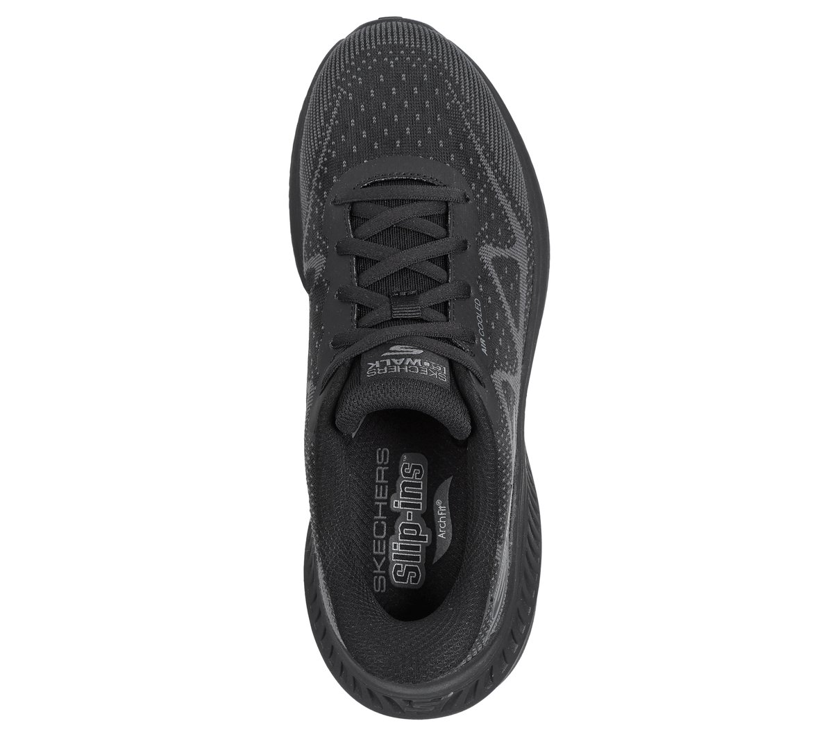 Skechers Slip-ins: GO WALK Max Cushioning Arch Fit - Areena — BLACK
