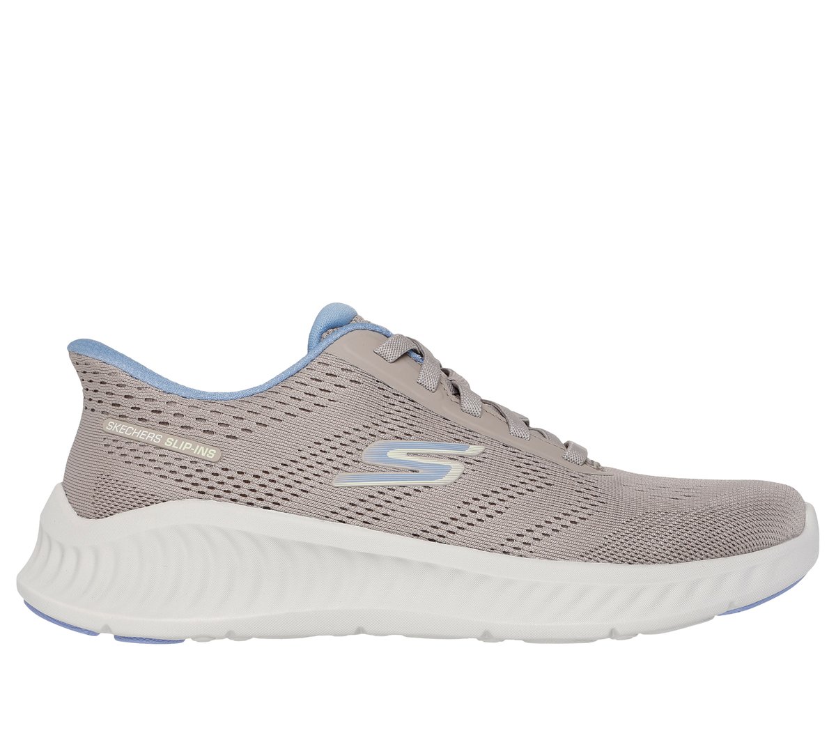 Skechers Slip-ins: GO WALK Now - Khloe — TAUPE / BLUE