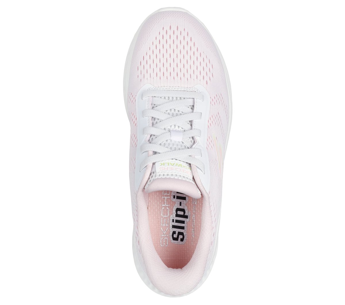 Skechers Slip-ins: GO WALK Now - Khloe — WHITE / PINK