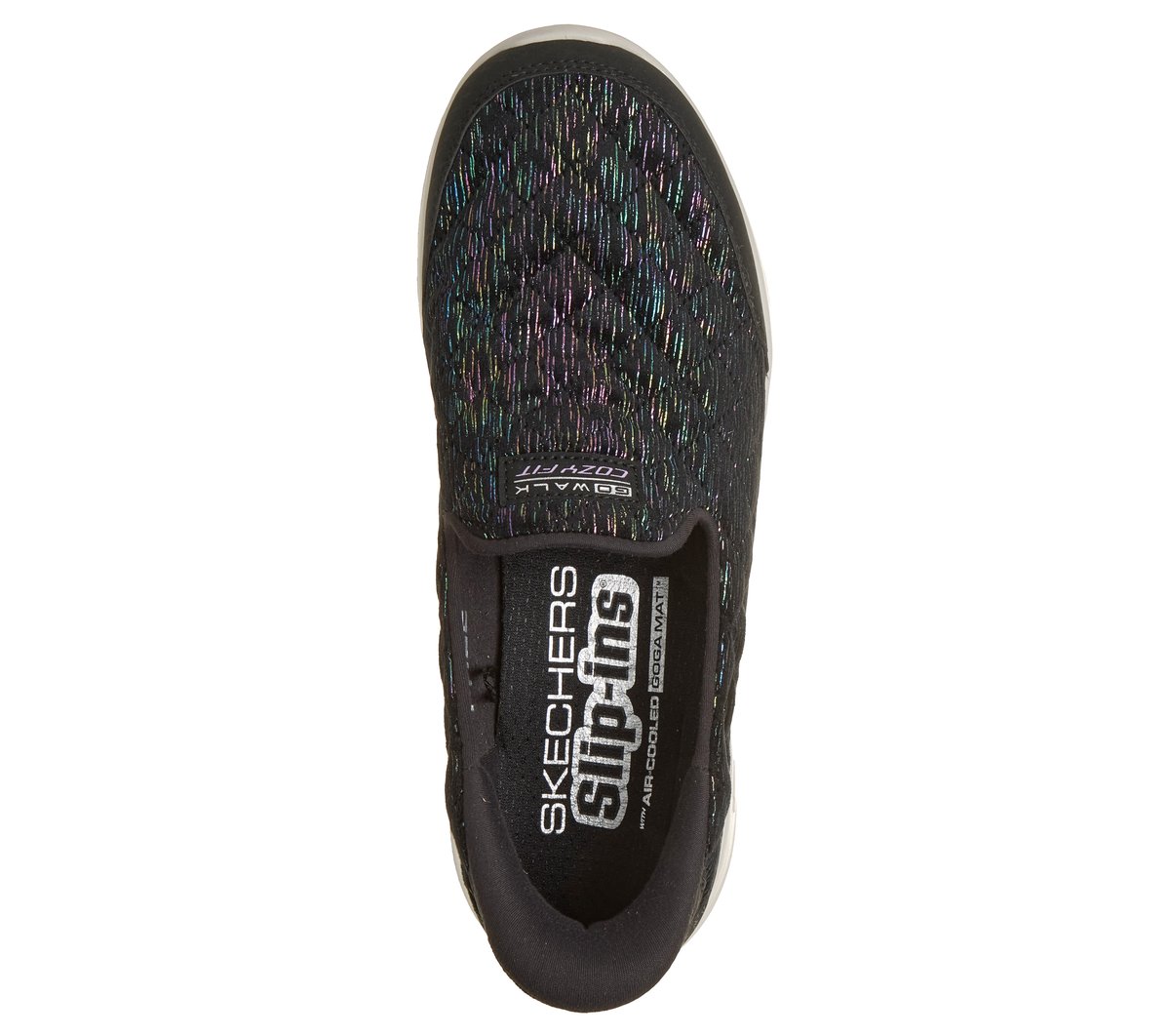 Skechers Slip-ins: GO WALK Joy - Cozy Fit Dream — BLACK