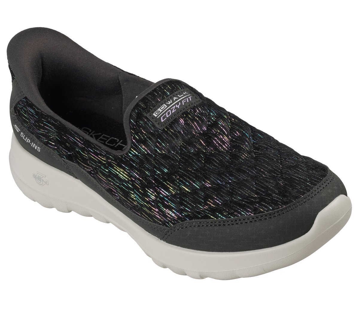 Skechers Slip-ins: GO WALK Joy - Cozy Fit Dream — BLACK