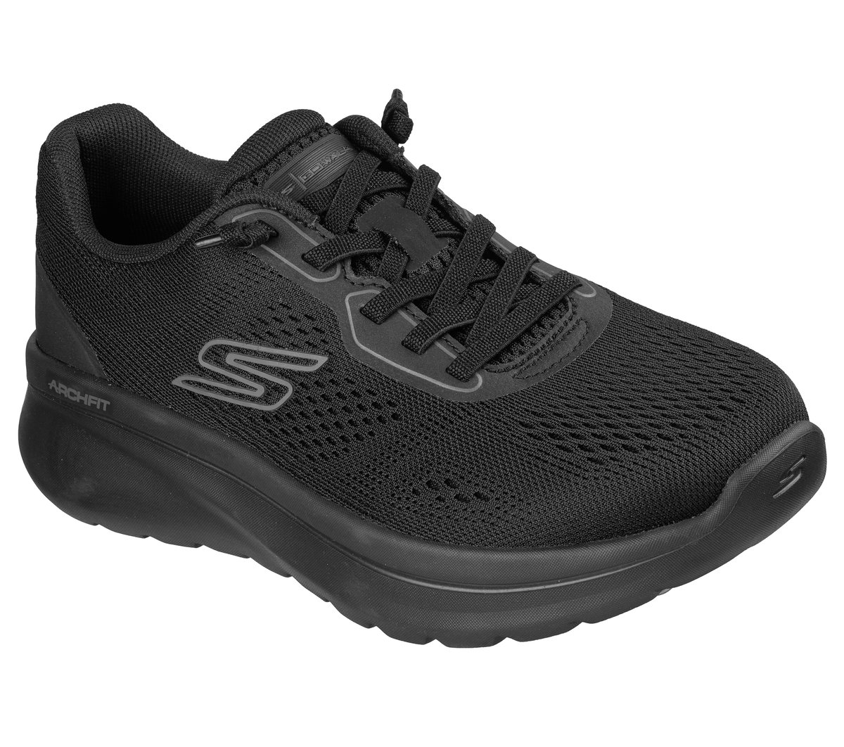 Relaxed Fit: GO WALK Arch Fit N-Joy - Ellie — BLACK