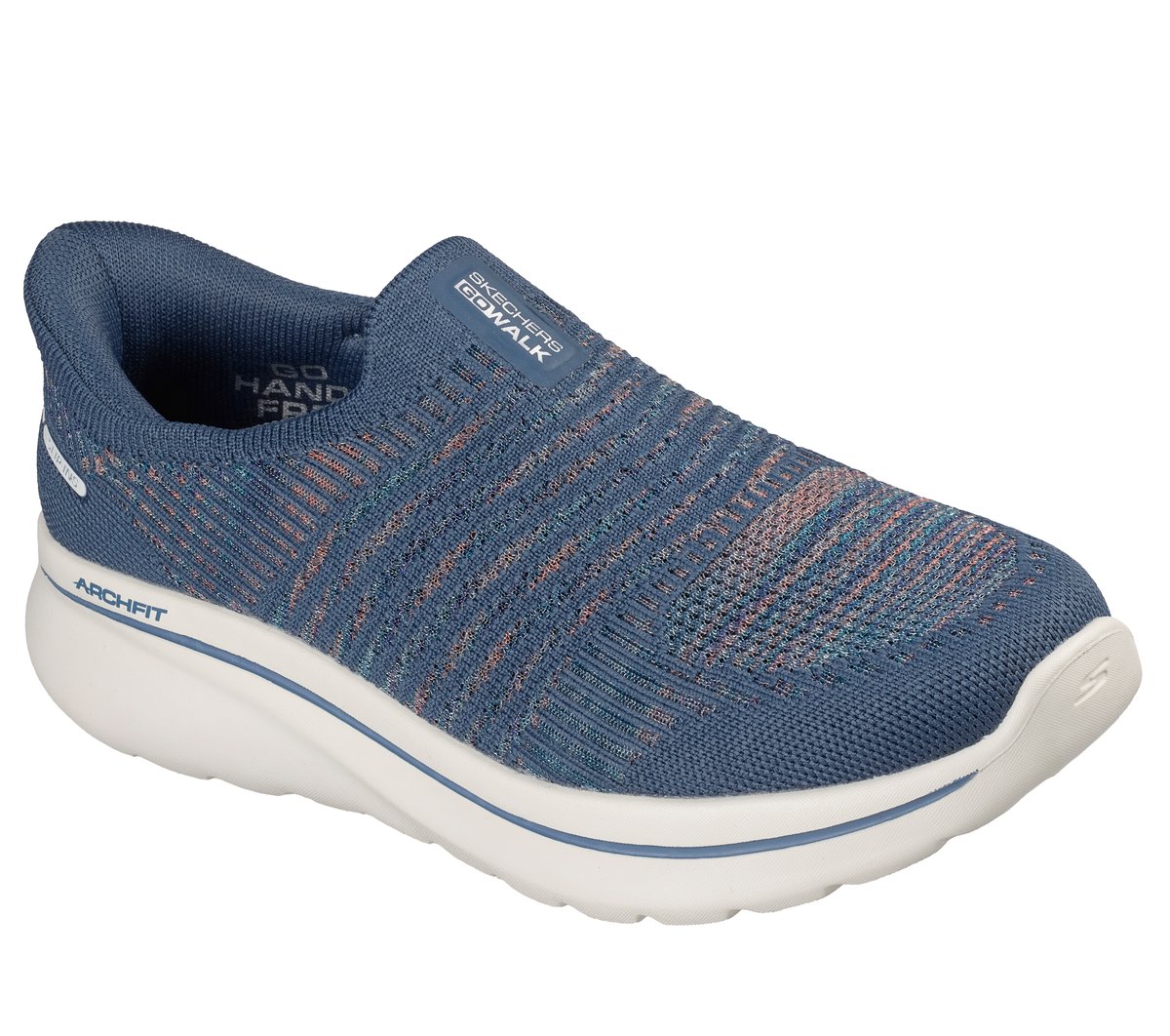Skechers Slip-ins Relaxed Fit: GO WALK Arch Fit N-Joy - Valerie — NAVY / MULTI