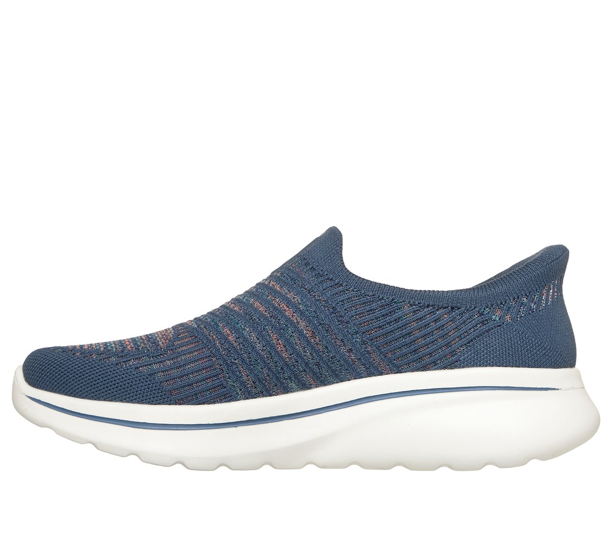 Skechers Slip-ins Relaxed Fit: GO WALK Arch Fit N-Joy - Valerie — NAVY / MULTI