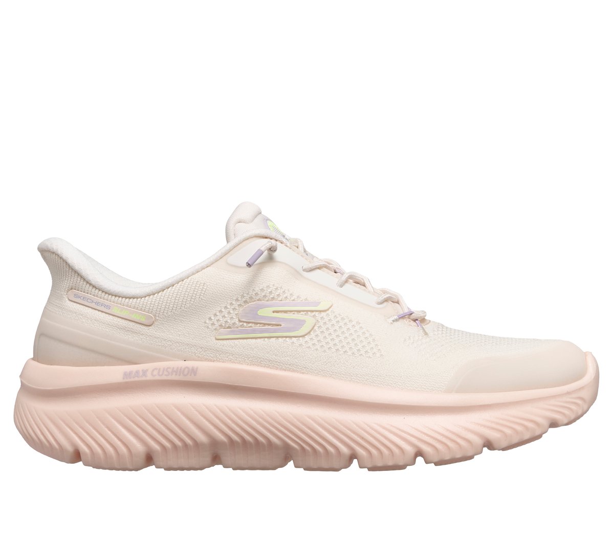 Skechers Slip-ins: GO WALK Max Cushioning Hyper Burst - Nikita — NATURAL