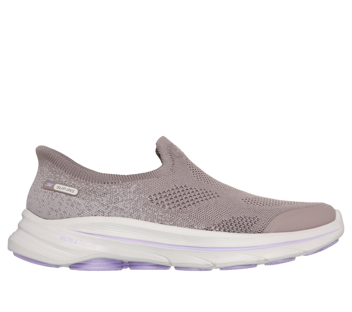 Skechers Slip-ins: GO WALK 8 - Nova — TAUPE / LAVENDER