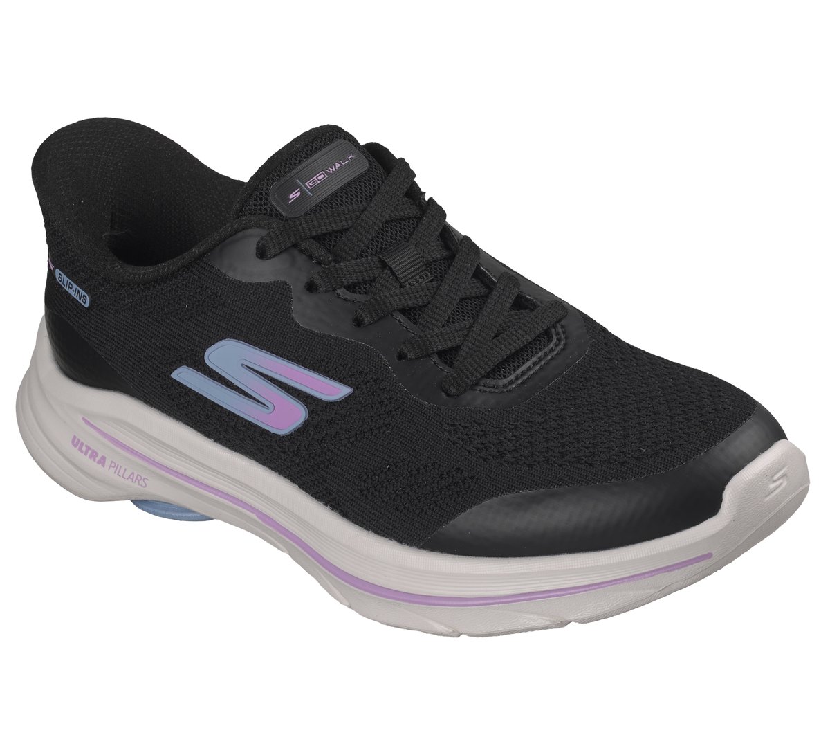 Skechers Slip-ins: GO WALK 8 - Vivian — BLACK