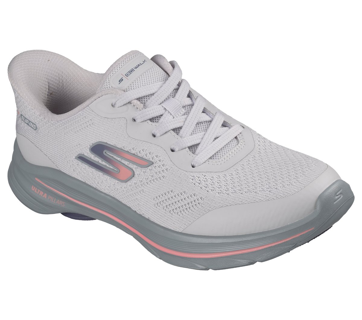 Skechers Slip-ins: GO WALK 8 - Vivian — LIGHT GRAY