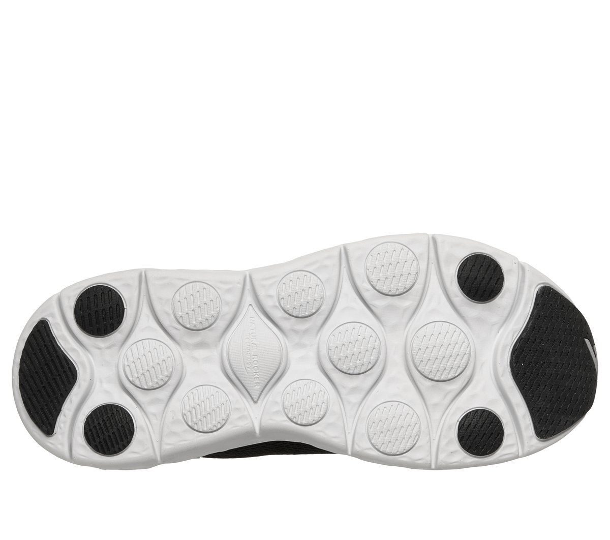 GO WALK Max Cushioning Flex — BLACK / WHITE