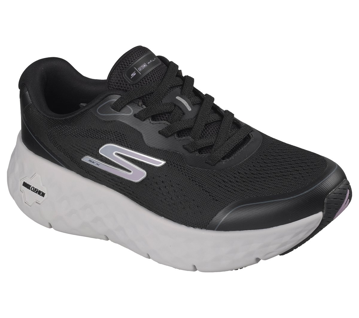 GO WALK Max Cushioning Flex - Destiny — BLACK / WHITE