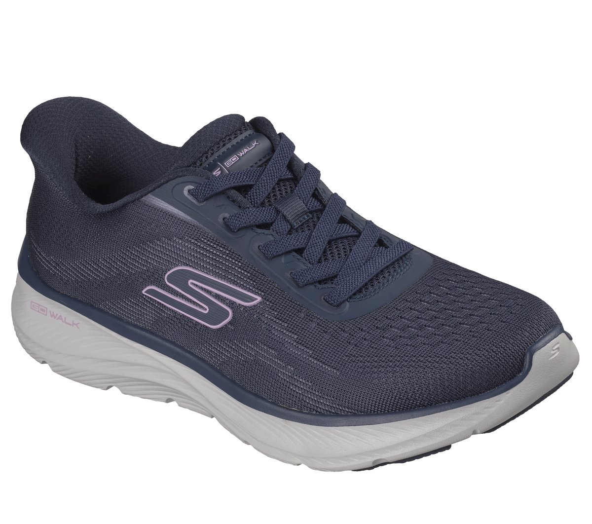 Skechers Slip-ins: GO WALK Flex Plus — NAVY / LAVENDER