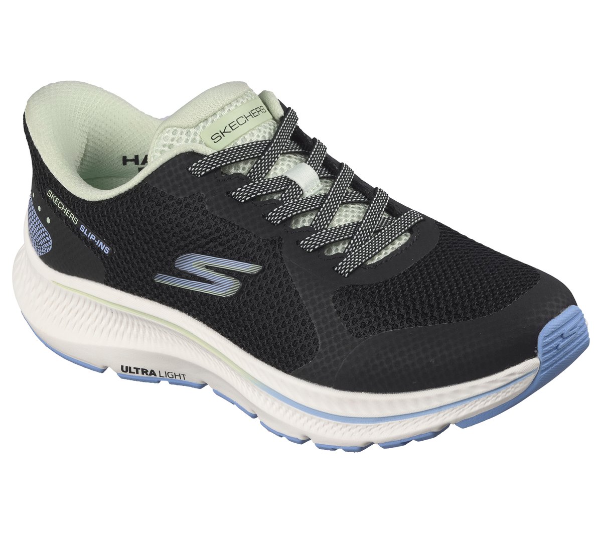 Skechers Slip-ins: GO RUN Consistent 2.0 - Captiva — BLACK / MINT