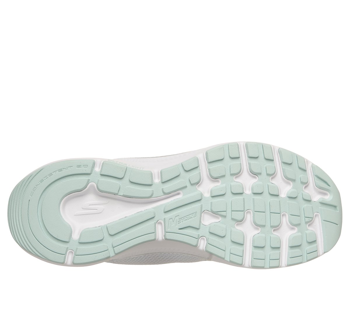 Skechers Slip-ins: GO RUN Consistent 2.0 - Captiva — WHITE / LIGHT BLUE