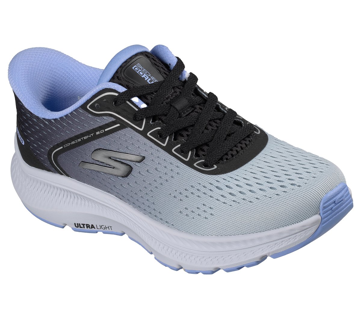 Skechers Slip-ins: GO RUN Consistent 2.0 - Maywood — BLACK / GRAY