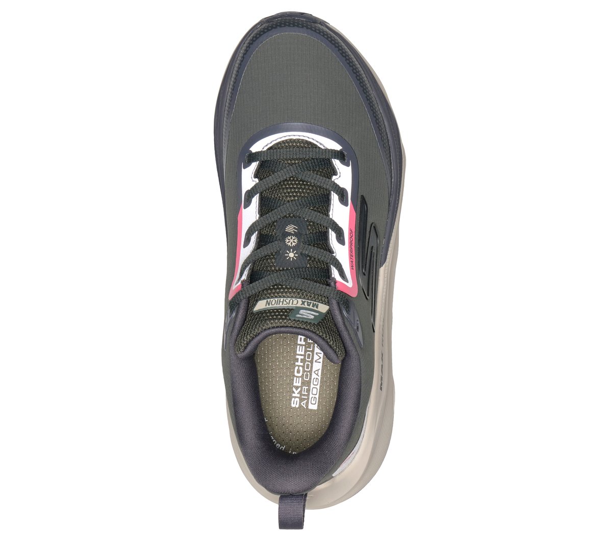 Waterproof: Max Cushioning Max Run - Vorteza — OLIVE