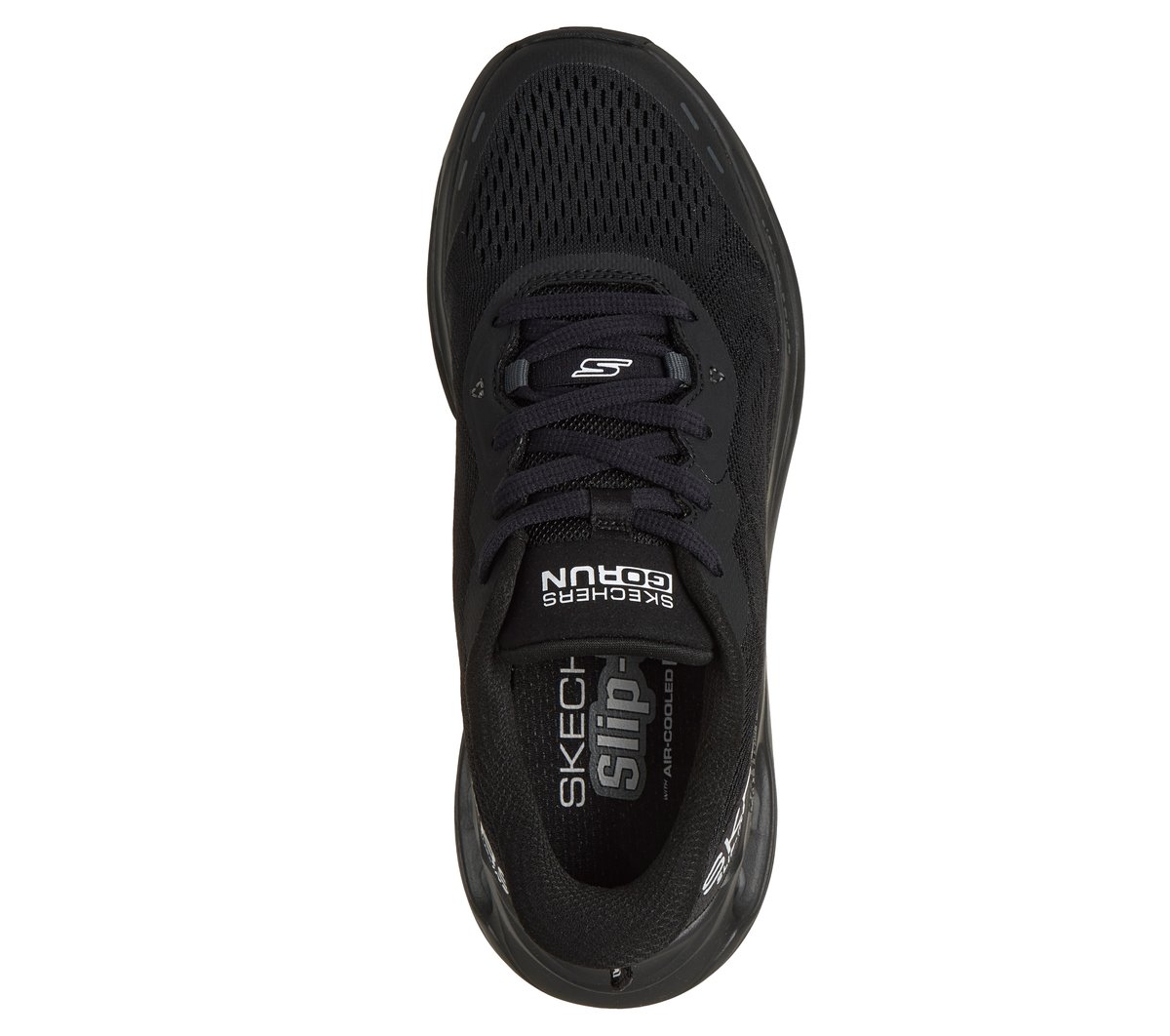 Skechers Slip-ins: Max Cushioning Glide-Step — BLACK