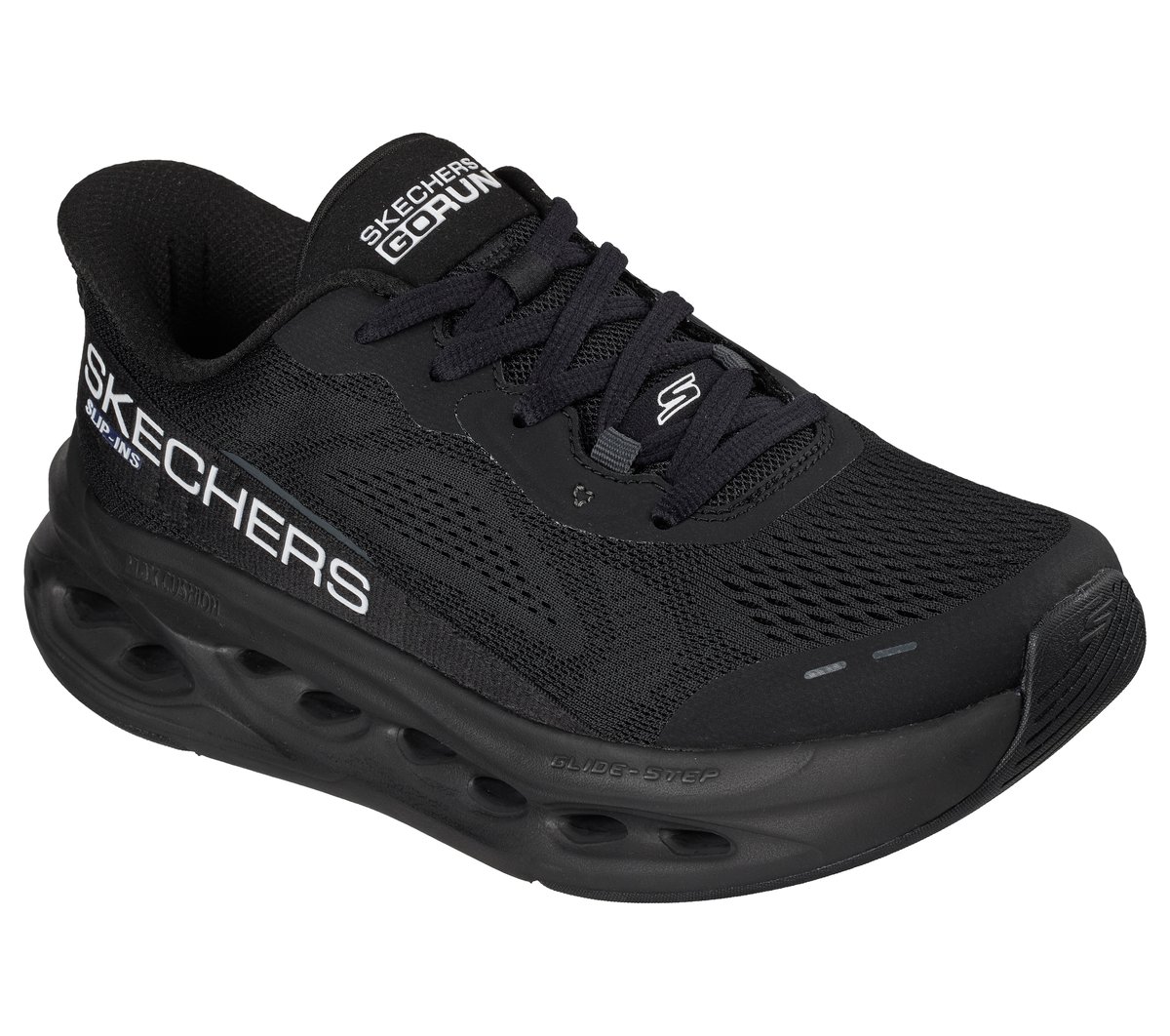 Skechers Slip-ins: Max Cushioning Glide-Step — BLACK