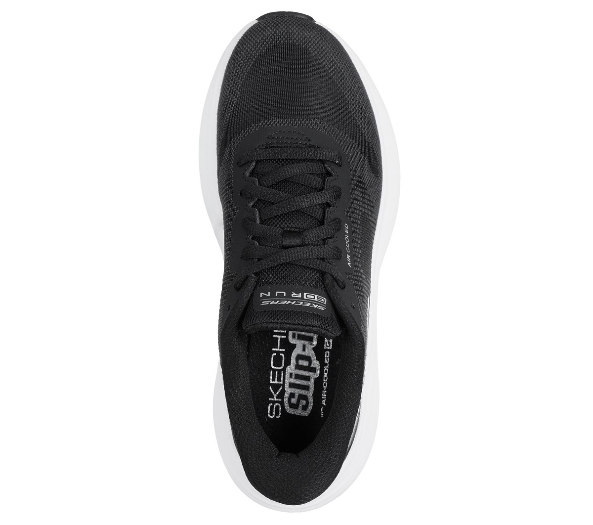 Skechers Slip-ins: Max Cushioning Endeavour - Hallandale — BLACK / WHITE