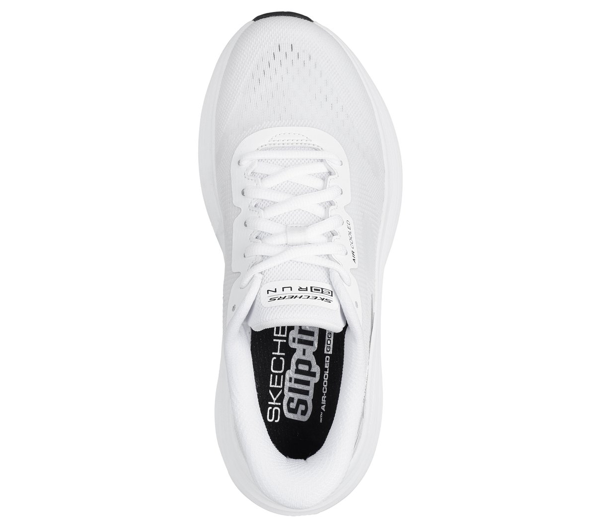 Skechers Slip-ins: Max Cushioning Endeavour - Hallandale — WHITE / BLACK