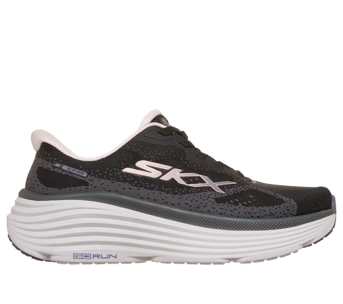 Skechers Slip-ins: Max Cushioning Endeavour - Pace Rhythm — BLACK