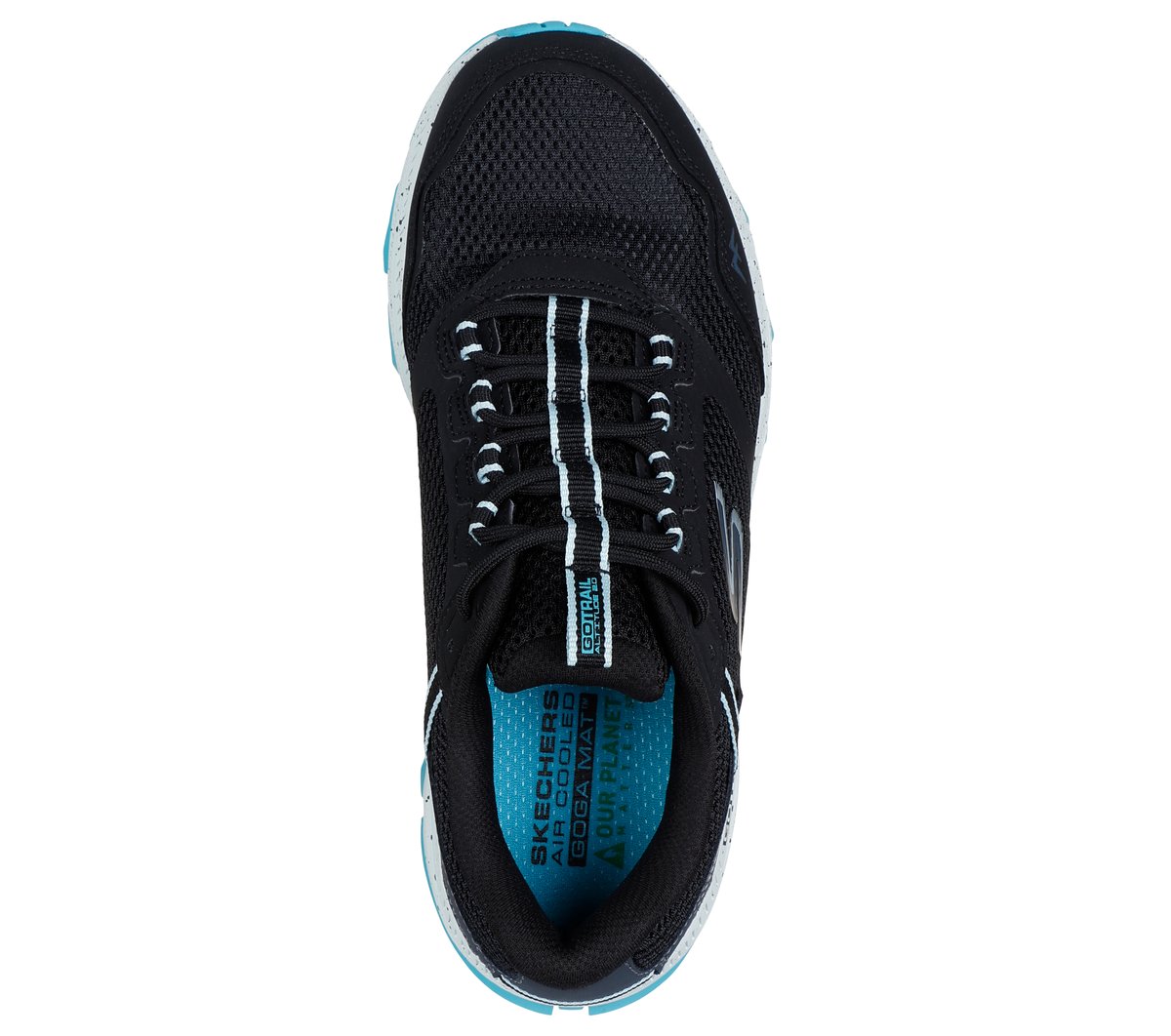 GO RUN Trail Altitude 2.0 - Ravine — BLACK / AQUA