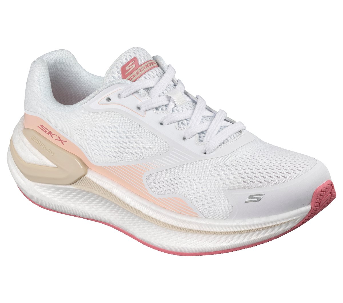 GO RUN Consistent Pro - Corus — WHITE / PINK