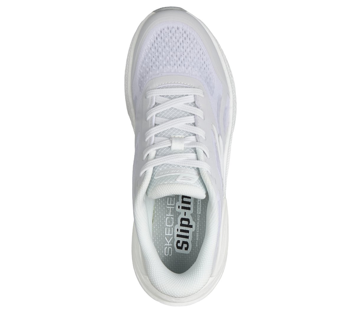 Skechers Slip-ins: GO RUN Consistent Pro — WHITE / GRAY