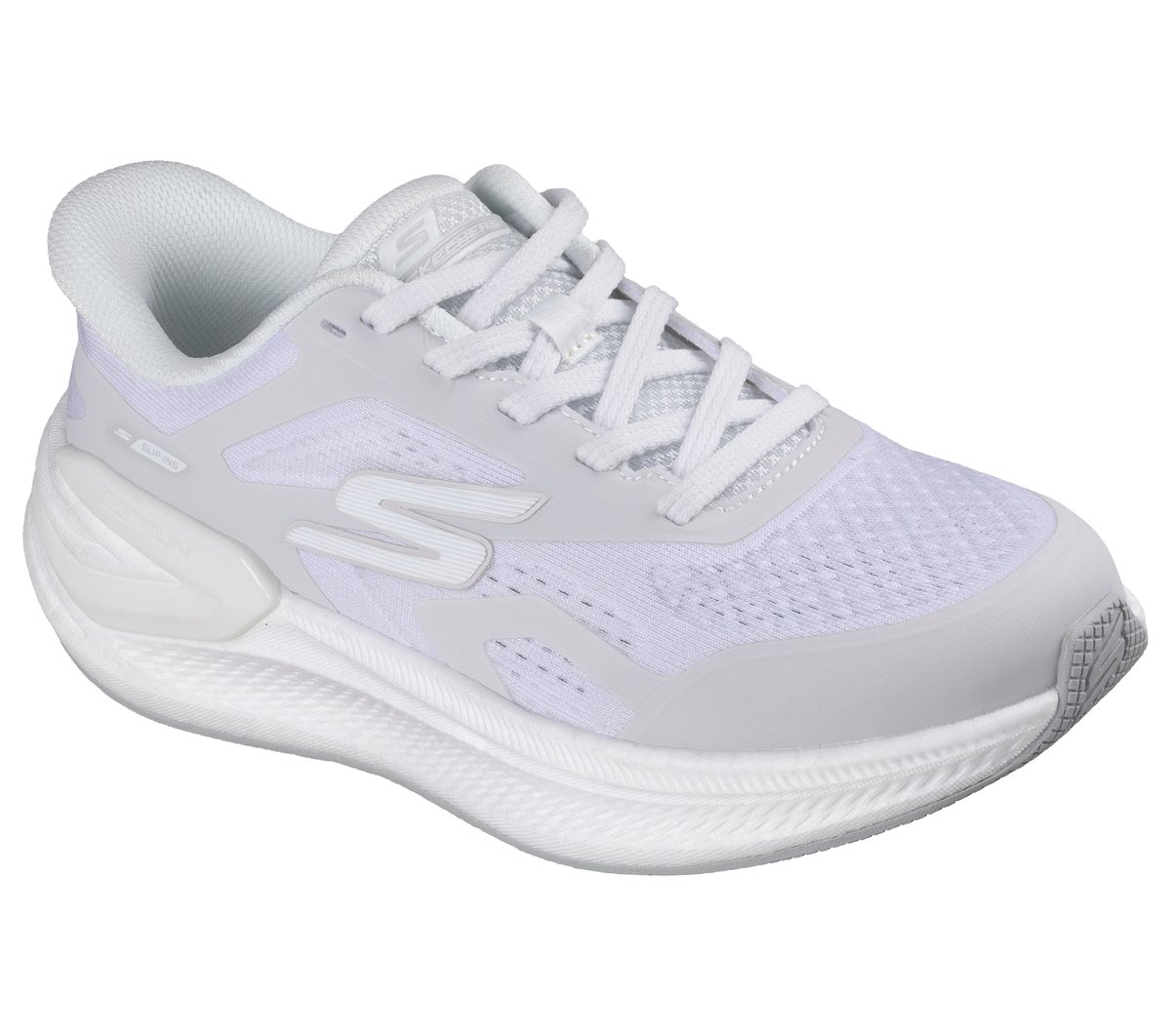 Skechers Slip-ins: GO RUN Consistent Pro — WHITE / GRAY