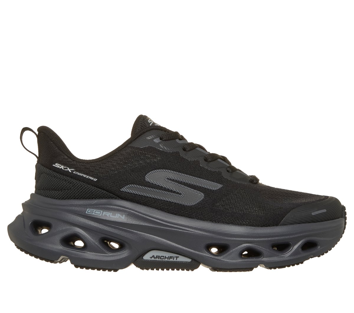 Max Cushioning Glide-Step Arch Fit - Premium Pace — BLACK
