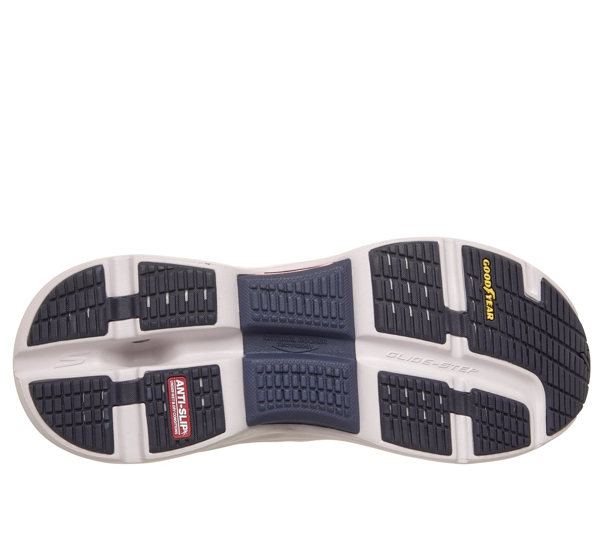 Max Cushioning Glide-Step Arch Fit - Premium Pace — GRAY / LAVENDER