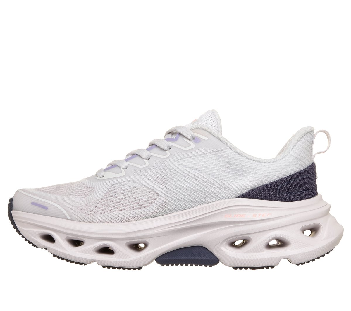 Max Cushioning Glide-Step Arch Fit - Premium Pace — GRAY / LAVENDER