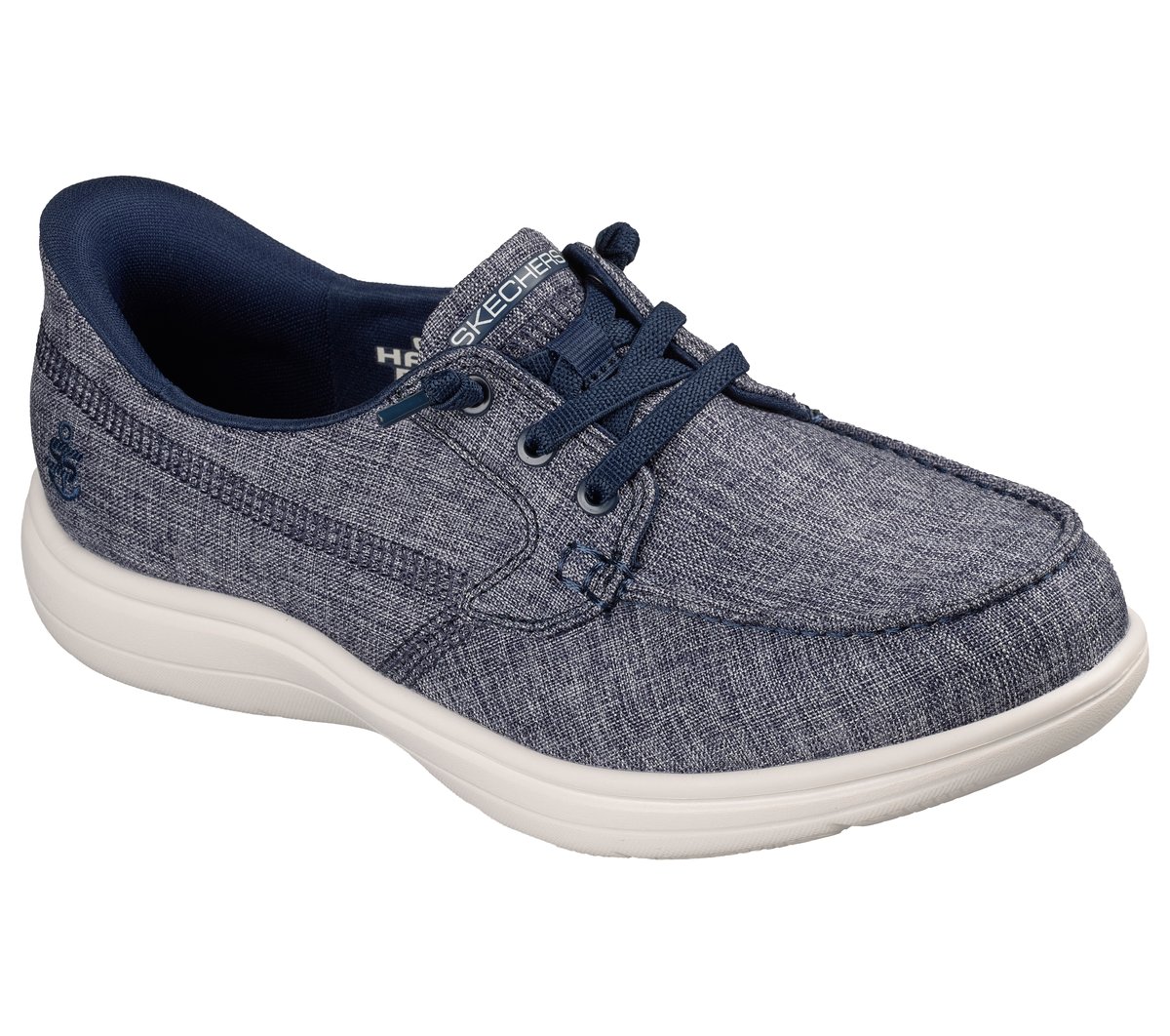 Skechers Slip-ins: On-The-GO Flex Radiant - Oceana — NAVY / WHITE