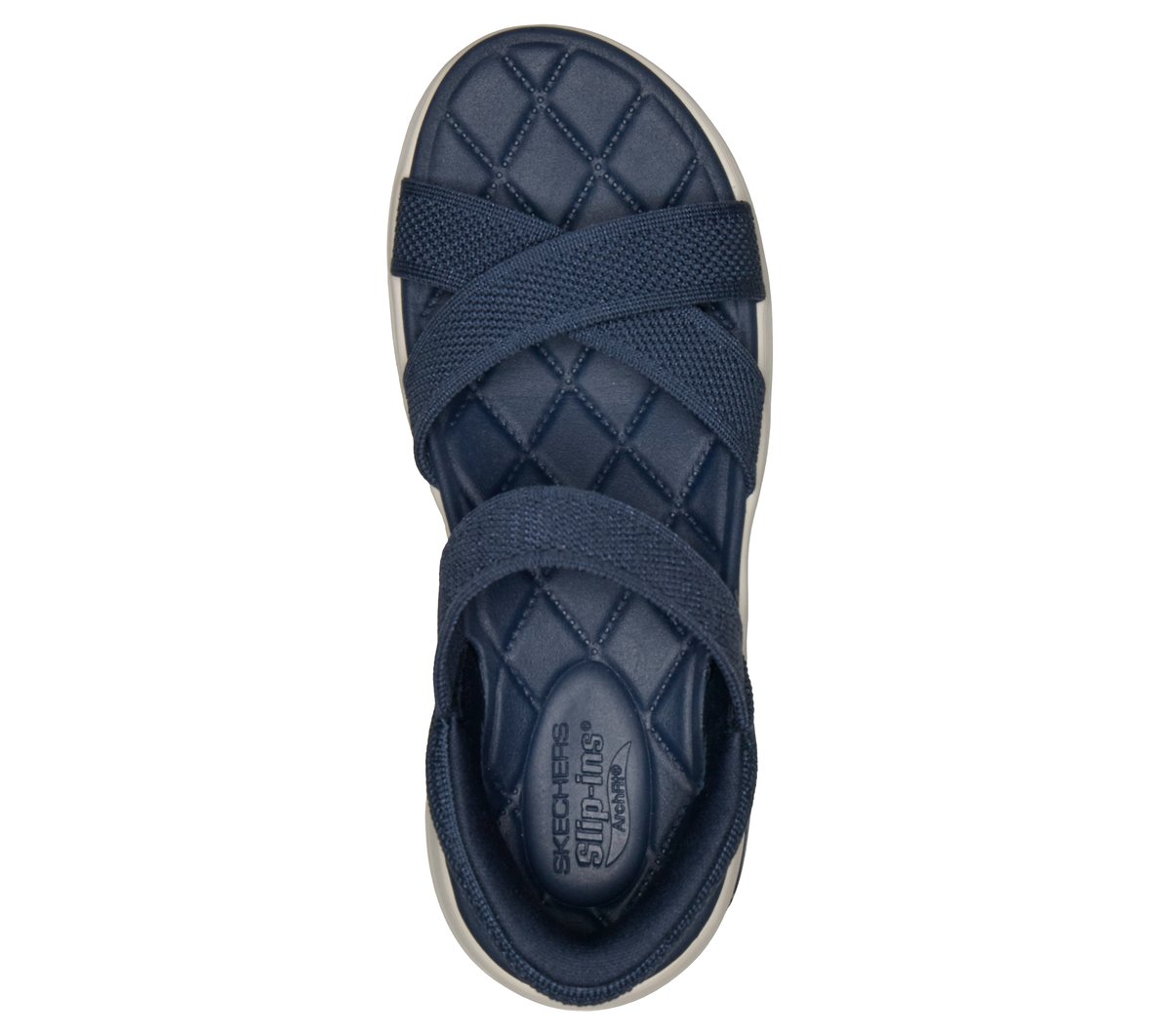 Skechers Slip-ins: GO WALK Arch Fit 2.0 Sandal - Francesca — NAVY