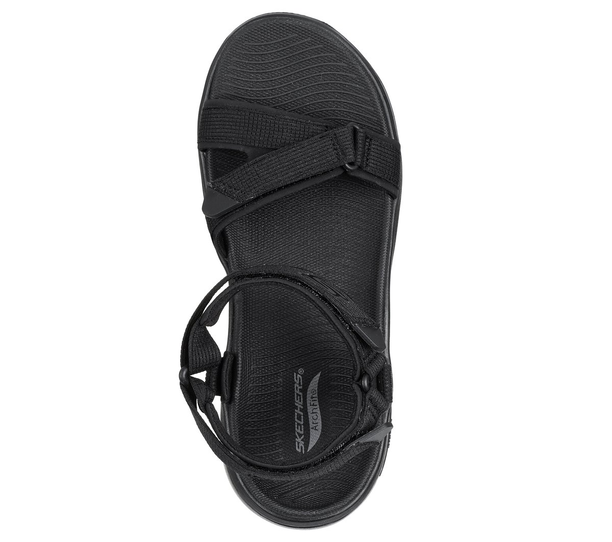 GO WALK Arch Fit 2.0 Sandal - Exhilarate — BLACK