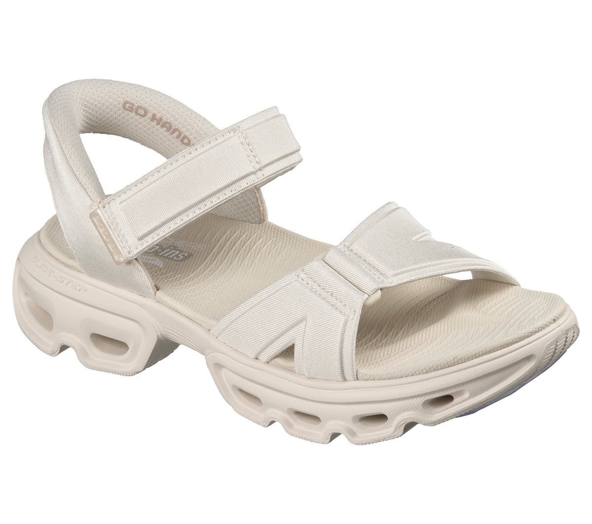 Skechers Slip-ins: GO WALK Glide-Step Bliss Sandal - Reese — NATURAL