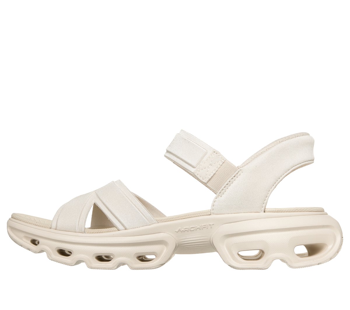 Skechers Slip-ins: GO WALK Glide-Step Bliss Sandal - Reese — NATURAL