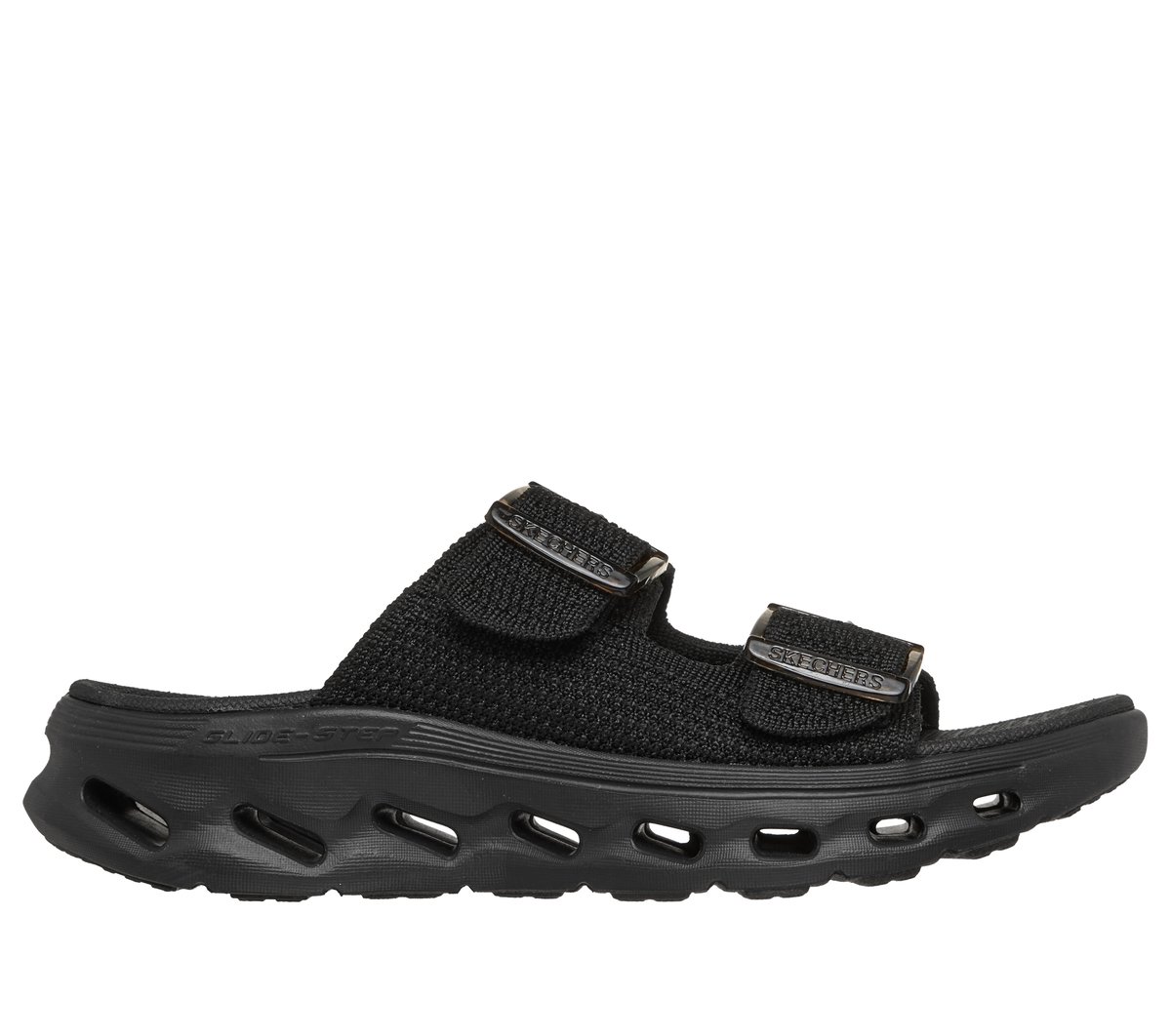 GO WALK Glide-Step 2.0 Sandal - Eloise — BLACK