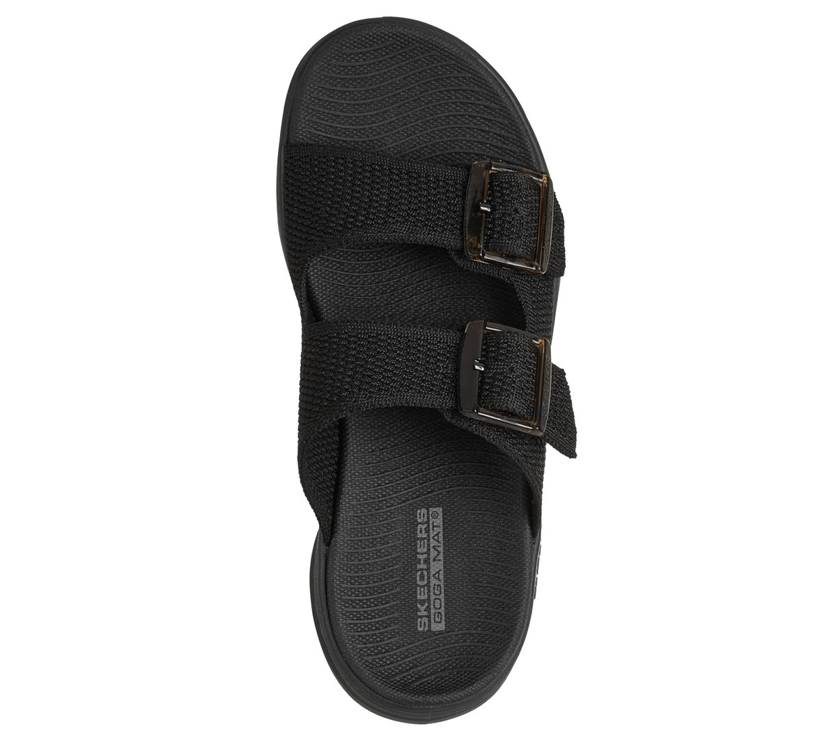GO WALK Glide-Step 2.0 Sandal - Eloise — BLACK