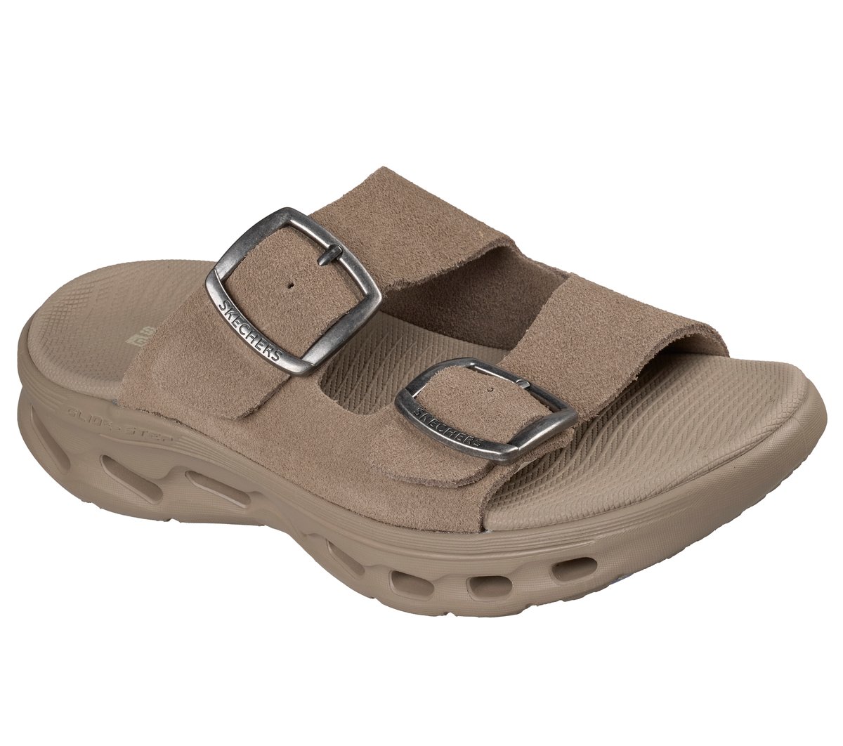 GO WALK Glide-Step 2.0 Sandal - Macy — TAUPE