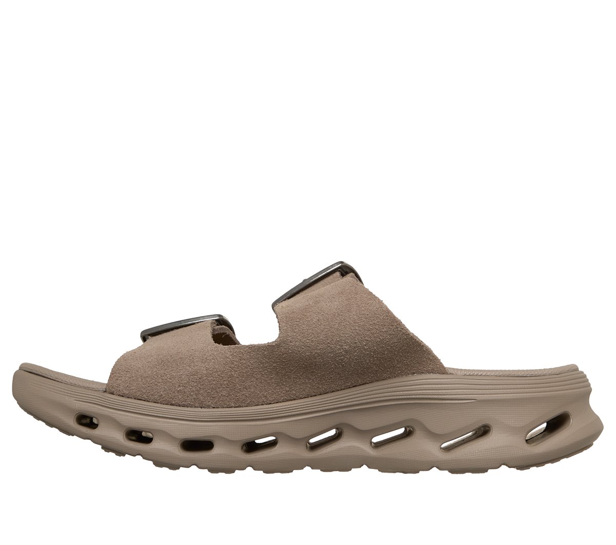 GO WALK Glide-Step 2.0 Sandal - Macy — TAUPE